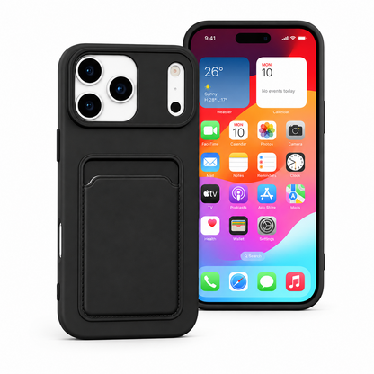 Case For iPhone 17 / 17 Pro Max 17e Wallet Card Holder Shockproof Cover Silicone