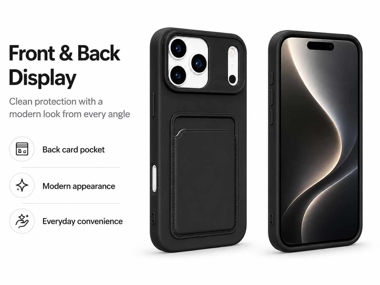 Case For iPhone 14 Pro Max 14 Plus Wallet Card Holder Shockproof Cover Silicone