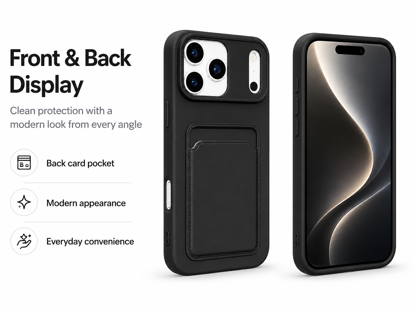 Case For iPhone 14 Pro Max 14 Plus Wallet Card Holder Shockproof Cover Silicone