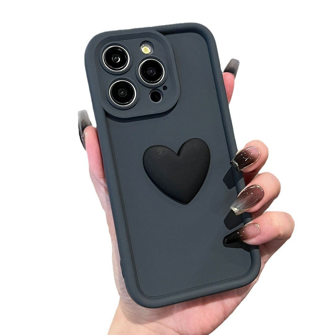 Case For iPhone 17 16 15 14 Max Plus /Air Love Heart Shockproof Phone Cover