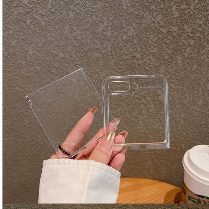 Clear Hard PC Shockproof Phone Case Cover For Samsung Galaxy Z Flip 7 6 5 4 3