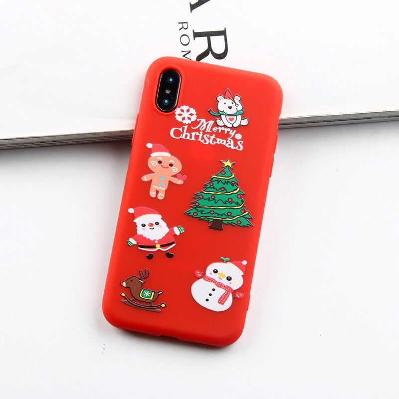Soft Silicone Christmas Phone Case Cover Apple iPhone 12 11 Pro Max XR X XS 8 7