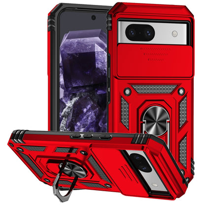 For Google Pixel 8a / 8 / 8 Pro Case Shockproof Rugged Cover Ring Holder Camera