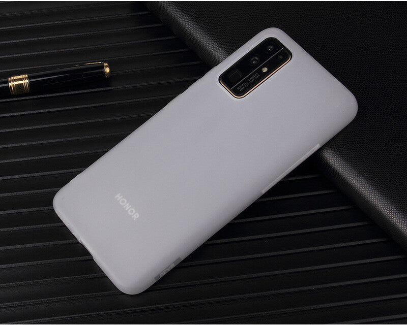 Soft Slim Silicone TPU Matte Back Case Cover Huawei Honor 9/10/20/30 Lite/Pro UK