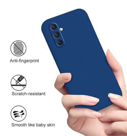 Case For Samsung A17 A16 A15 A14 A56 A55 Liquid Silicone Soft Matte Phone Cover