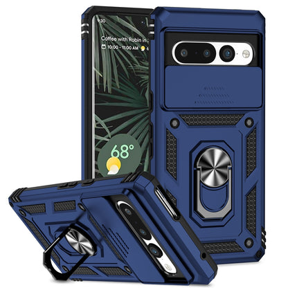 For Google Pixel 7a / 7 / 7 Pro Case Shockproof Rugged Cover Ring Holder Camera