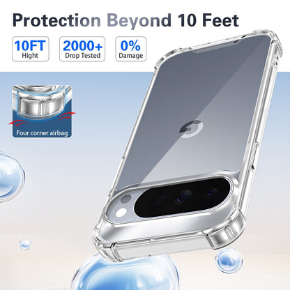 For Google Pixel 10A 10 9a 9 Pro XL 8A 7a Case Clear Shockproof Gel Phone Cover