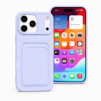 Case For iPhone 17 / 17 Pro Max 17e Wallet Card Holder Shockproof Cover Silicone