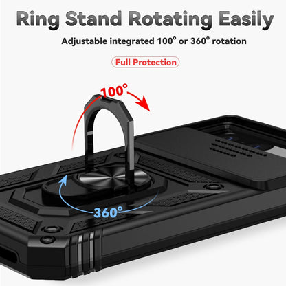 For Google Pixel 8a / 8 / 8 Pro Case Shockproof Rugged Cover Ring Holder Camera