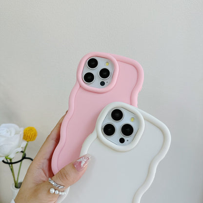 Wavy Candy Colour TPU Case For iPhone 17 16 15 14 13 Soft Shockproof Phone Cover