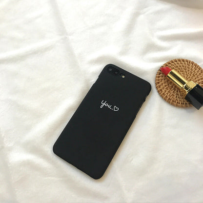 'Me You' Thin Couple Hard Matte Phone Case Cover For X XR XS Max Plus 8 7 6S 6