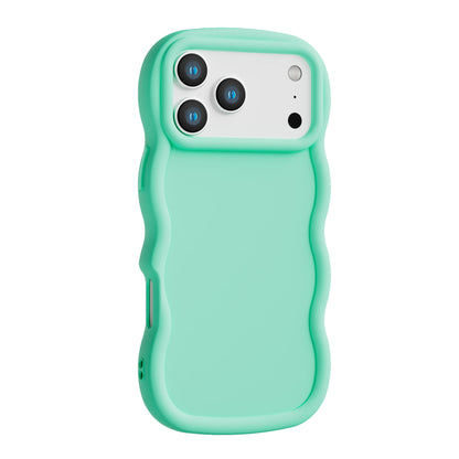 Wavy Candy Colour TPU Case For iPhone 17 16 15 14 13 Soft Shockproof Phone Cover